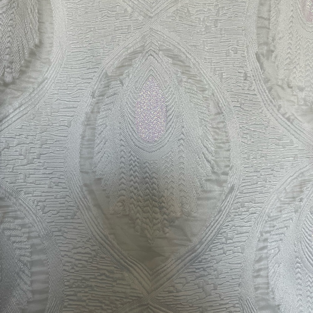 Badgley Mischka White Textured Mini Dress - Picture 2 of 4